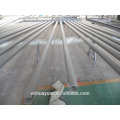 Street lighting single or double arm round tubular steel poles